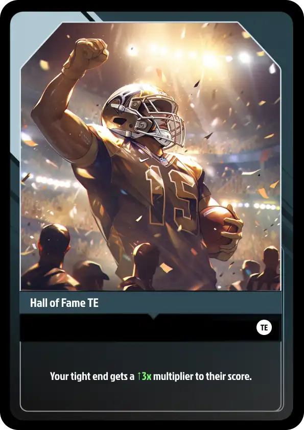 Hall of Fame TE artwork